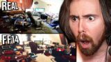 Asmongold Can't Believe They REMADE His Room in FFXIV
