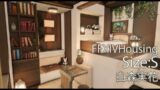 [FF14 Housing]White brown Small apartment[S]