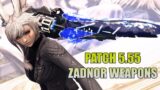 FFXIV Patch 5.55 Zadnor Weapons | Relic Weapons