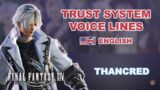 FFXIV – Trust System Voice Lines: Thancred (English Voice)