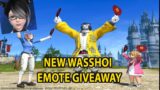 FFXIV: Wasshoi NEW Emote Giveaway From The Mogstation *CLOSED*| Ryuko FF14