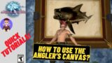Final Fantasy XIV:  How to use an Angler's Canvas