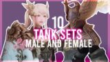 My Top 10 Tank Sets – Eorzea Collection Glamour Showcase || FFXIV ♥