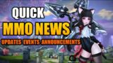 QUICK MMO News, Updates, Announcements, FF14, WoW,  ESO, Tera and more!