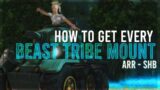 Every Beast Tribe Mount From ARR – SHB | FFXIV Mount Farming | FFXIV