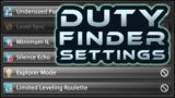 FFXIV: Duty Finder Settings [Unsync, Min IL, Echo, etc..]