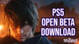 FFXIV PS5 Open Beta Download Tutorial Guide (Beginner)