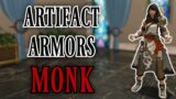 Monk Artifact Armors ARR to SHB (FFXIV)