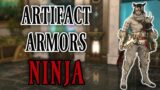 Ninja Artifact Armors ARR to SHB (FFXIV)