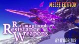 Resistance Weapon FX Reimagined // Melee Showcase // FFXIV