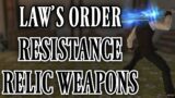 All Law's Order Relic Weapons (FFXIV Patch 5.45)
