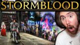 Asmongold Enters FFXIV: Stormblood! Trailer + Welcome Party