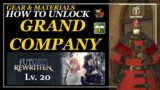 FFXIV A Realm Reborn -How to Unlock A Grand Company,  Delivery Missions -The Company You Keep -Guide