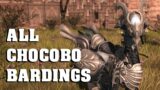 FFXIV: All Chocobo Bardings