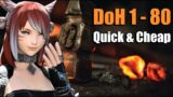 FFXIV: Crafter/DoH 1 – 80 Leveling Guide in 6 Minutes (With Macros & Rotations)