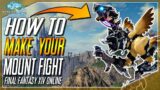 FFXIV – How to make you mount to Fight! in Final Fantasy XIV Online! (Tutorial Gameplay )
