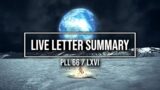 FFXIV: Live Letter 66 Summary