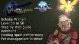 Final Fantasy 14 Scholar Primer and Guide: Level 30 – 50 in detail
