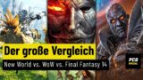 New World vs. WoW vs. Final Fantasy 14 | Wie gut schlägt sich das Amazon-MMO?