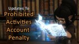 Updates To The Prohibited Activities And Account Penalty Policy – FFXIV