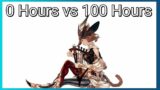0 hours of FFXIV vs 1000 Hours