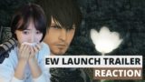 FFXIV EW Launch Trailer Watch Reaction during PLL while raiding