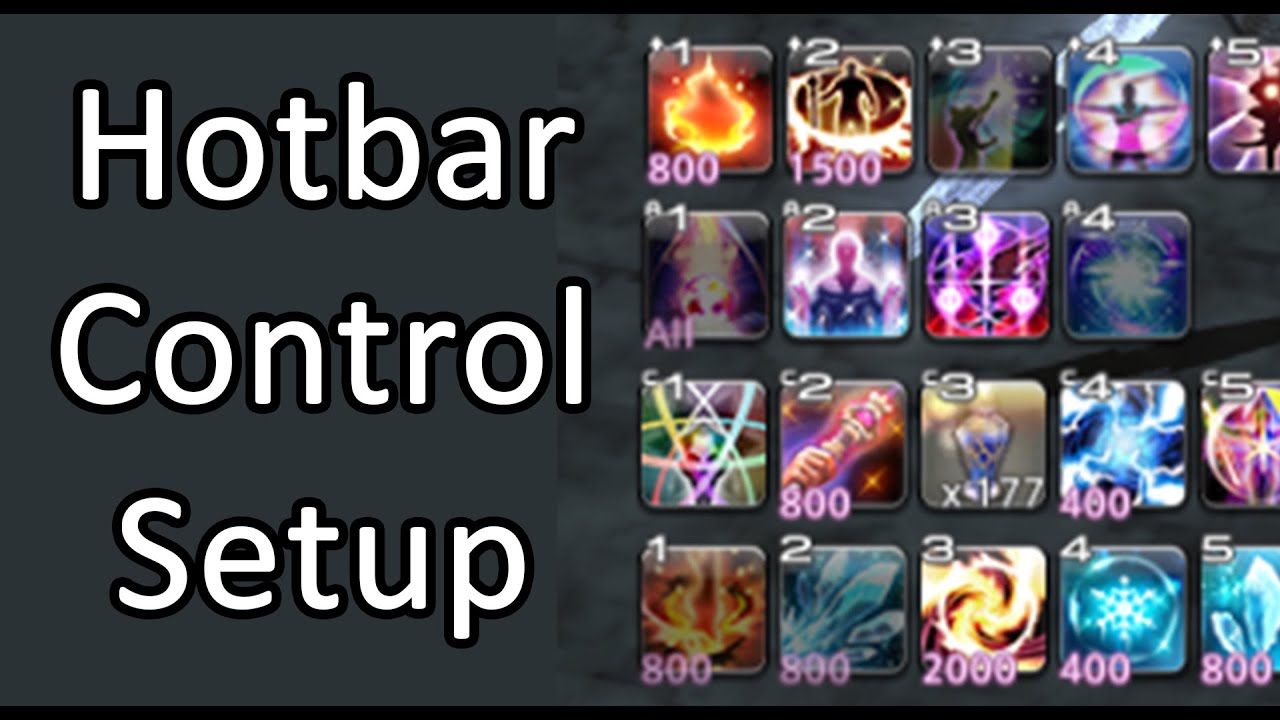 Hotbar Layout And Control Setup - FFXIV - Final Fantasy 14 videos