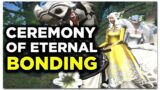 The Ceremony of Eternal Bonding Between Mia and Juritta – Final Fantasy 14