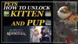 FFXIV A Realm Reborn – How To Unlock Coeurl Kitten, Wolf Pup Minion – Like Cats And Dogs – Guide