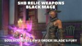FFXIV – Black Mage Shadowbringers Relic Weapon Gallery – Soulscourge, Law's Order, and Blade's Fury