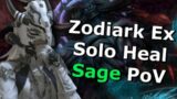 FFXIV – Zodiark Extreme – Sage Solo Heal PoV [3524.9 DPS]
