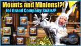 Unlimited Mounts and Minions from FFXIV Grand Company!?! Material 3.0 & 4.0 Containers!