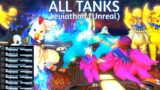 【FFXIV】All Tank The Whorleater (Unreal) Leviathan | War PoV