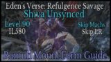 Eden's Verse Refulgence (Shiva Savage) Unsynced Lvl 90 Guide – FFXIV