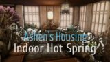 FFXIV Housing: Hot Spring and Japanese house tour