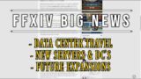 FFXIV: Planned Expansion Of FFXIV Servers & CROSS DC TRAVEL!