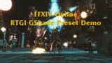 Final Fantasy XIV WIP RTGI Ray Tracing For Non RTX GPUs GShade Preset Test Run Limsa Night