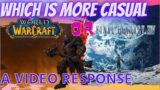 Final Fantasy XIV less casual than WoW? | Response to Blizzard forum post