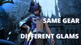 How to have different glams using the same gear (simple macro) [FFXIV]