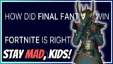 These kids are SAVAGE! Vee reacts to Fortnite Players MAD At FFXIV by @Kougaon