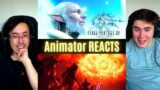 ANIMATOR REACTS to *Final Fantasy XIV Flames of Truth* (First Time Watching) Gaming Cinematics