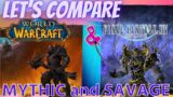 Comparing Final Fantasy XIV and WoW | Mythic and Savage raids