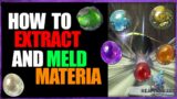 How to Extract and Meld Materia in Final Fantasy Online (FFXIV)