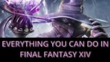 Everything, yes EVERYTHING you can do in Final Fantasy 14! [FFXIV]
