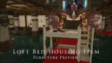 FFXIV: Loft Bed Housing Item