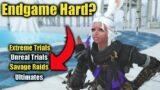 Differences between all FFXIV endgame! Extreme Trials | Unreal Trials | Savage Raids | Ultimate