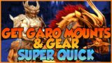 FFXIV: How to get GARO PVP Gear & Mounts QUICK & EASY