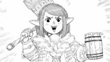 Final Fantasy 14's "Dwarf" Giott vs. A "Real" Dwarf| Baalbuddy comic dub