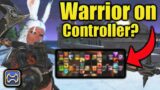 FFXIV Warrior on Controller?! Fell Cleave go BRRRRR..