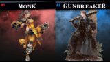 Final Fantasy 14 New PvP Update : Monk Vs. Gunbreaker